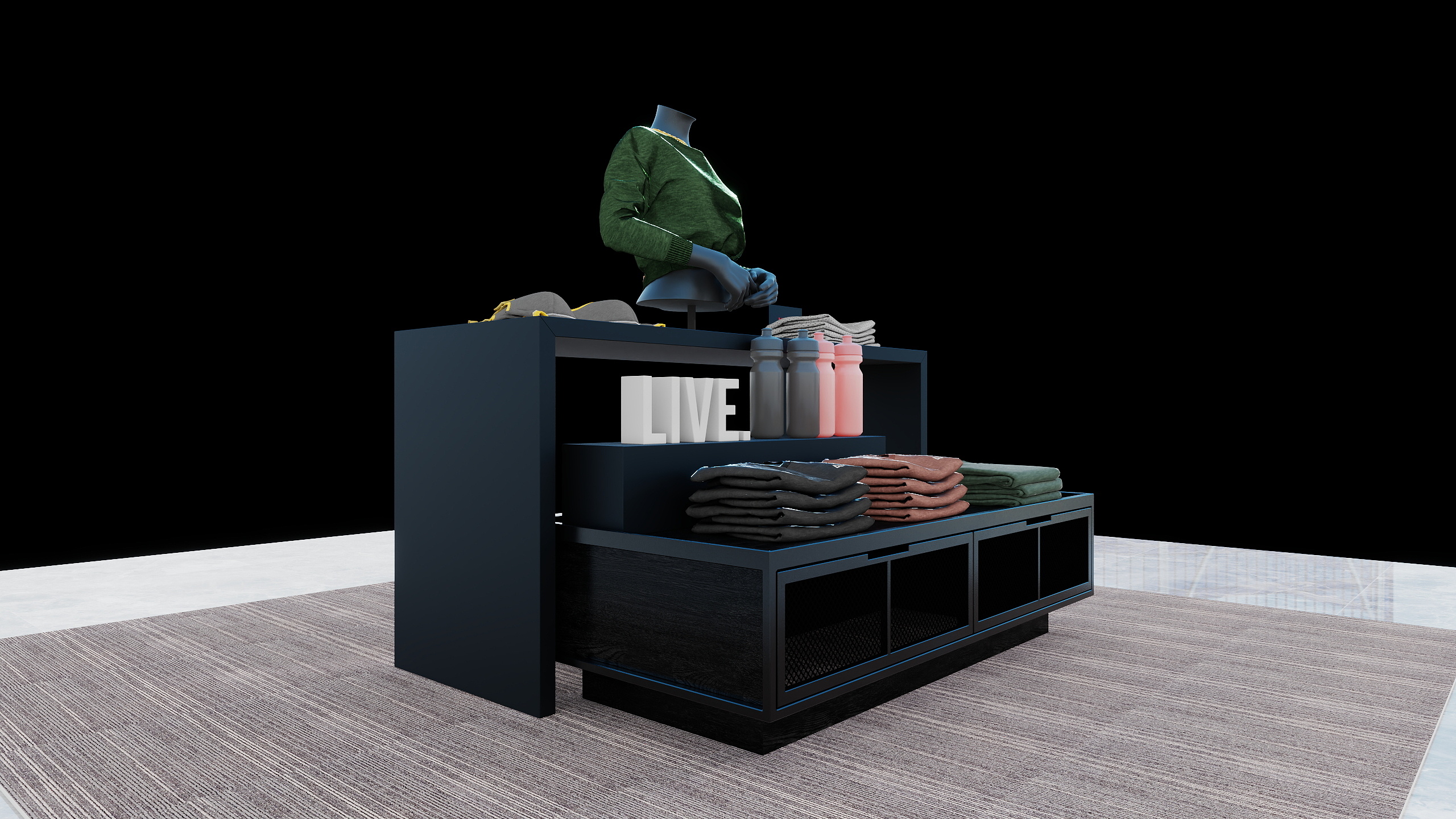 Clothing Display Cabinet